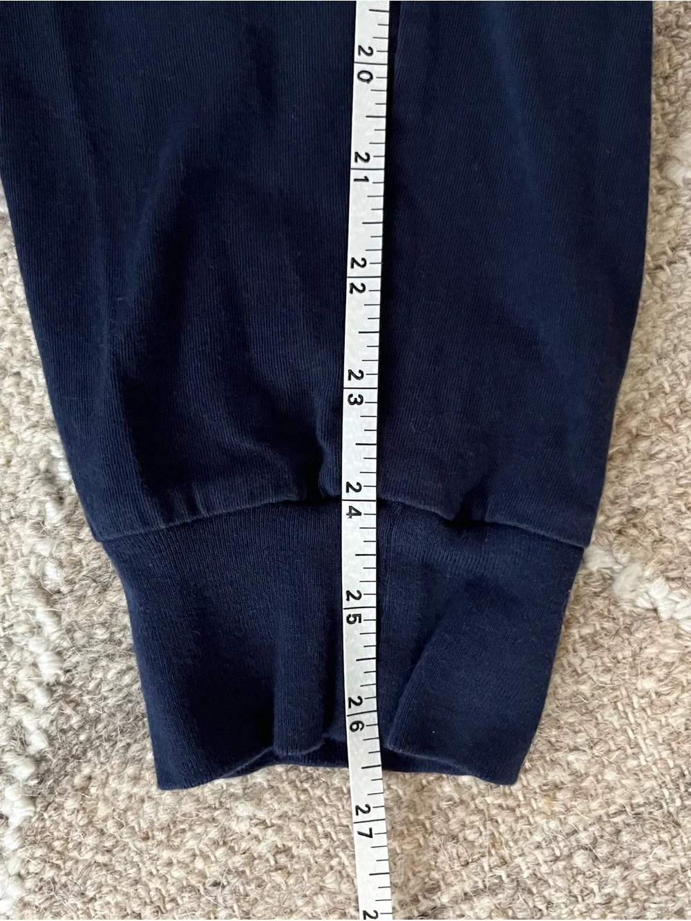 J. Crew Slim Knit Navy Drawstring Jogger Lounge Pants